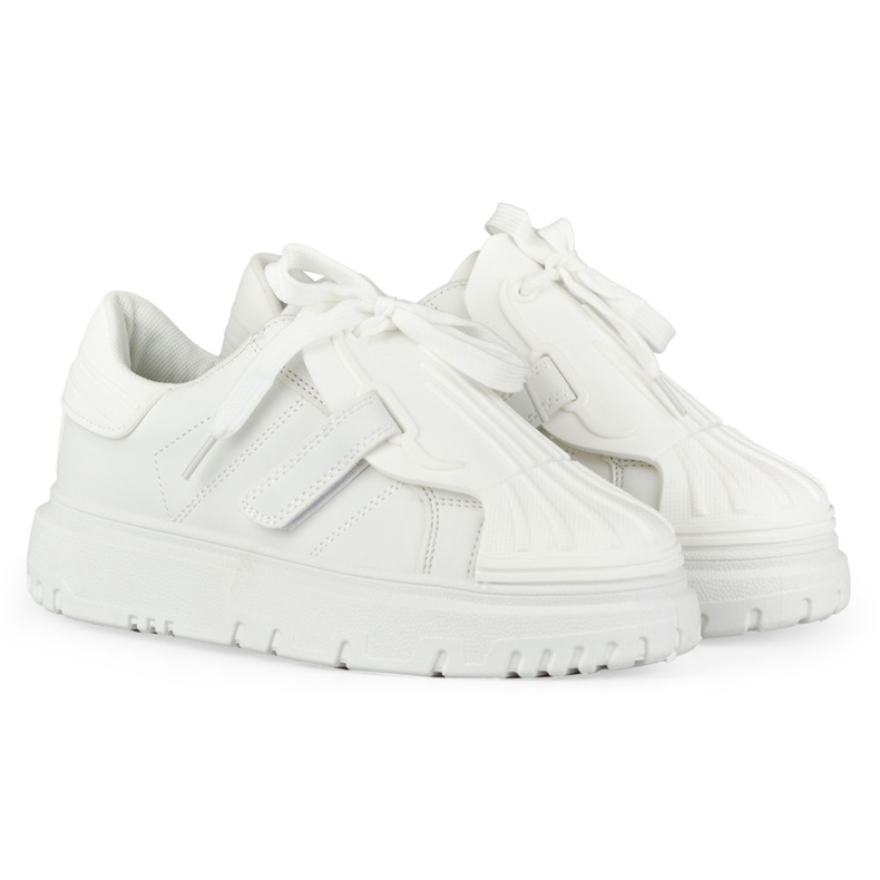 Pantofi sport de damă albi la modă 1