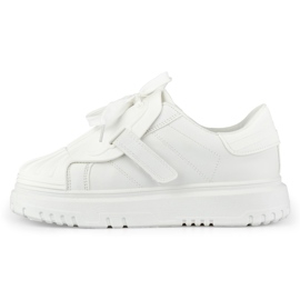 Pantofi sport de damă albi la modă 2