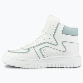 Pantofi sport albi deasupra gleznei 2