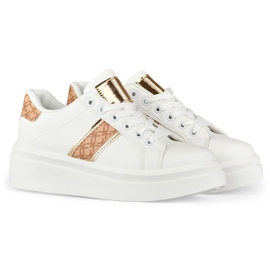Pantofi sport eleganti de dama albi 1