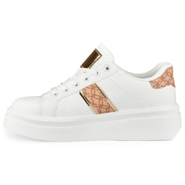 Pantofi sport eleganti de dama albi 2