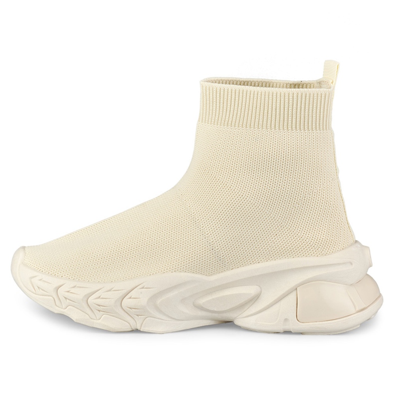 Pantofi slip-on dama bej inalti 2