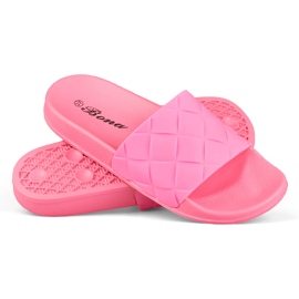 Papuci de dama clasici fucsia roz 1