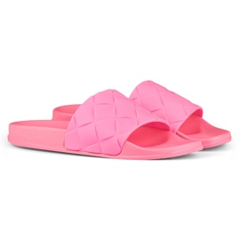 Papuci de dama clasici fucsia roz 2