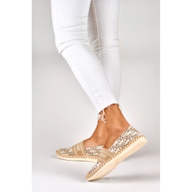Pantofi slip-on de dama bej 4