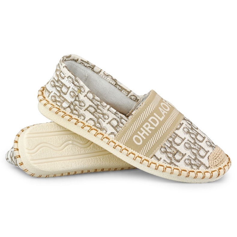 Pantofi slip-on de dama bej 1