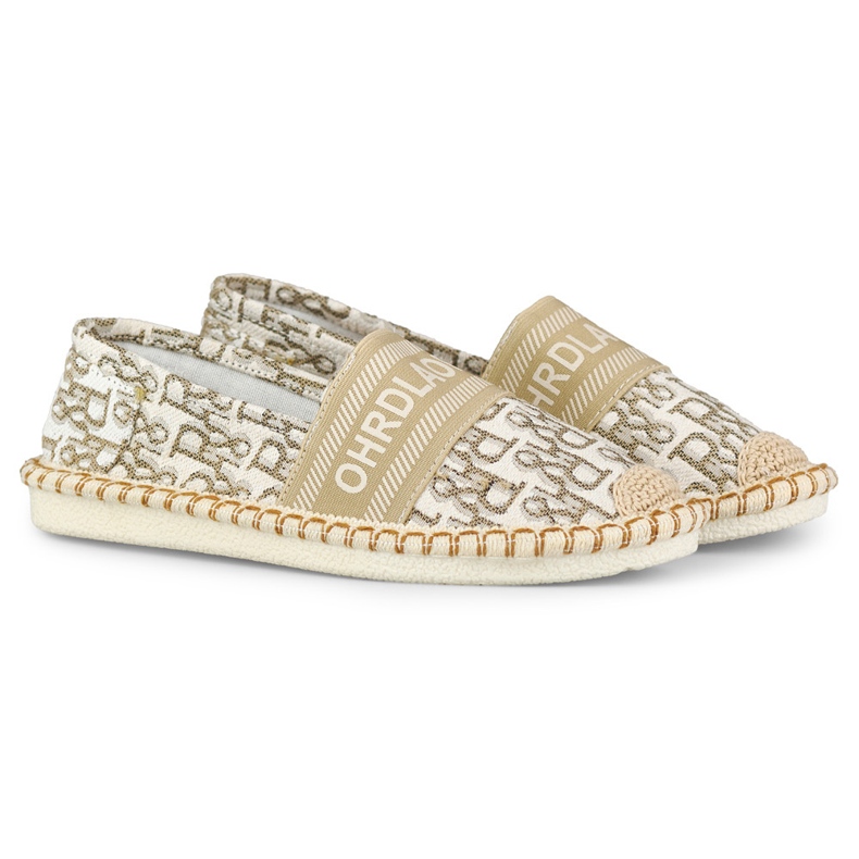 Pantofi slip-on de dama bej 2