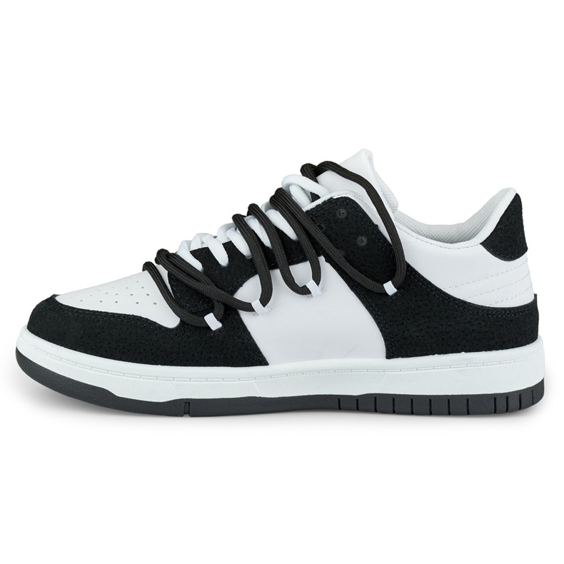 Pantofi sport dama alb-negru multicolor 2