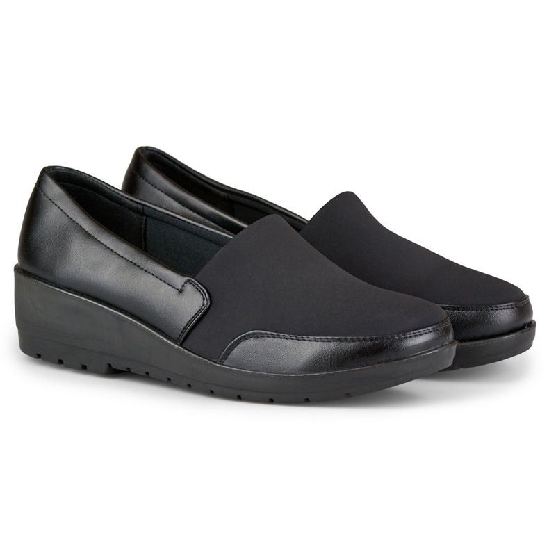 Pantofi flexibili de dama negri negru 2