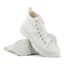 Tenisi albi deasupra gleznei 1