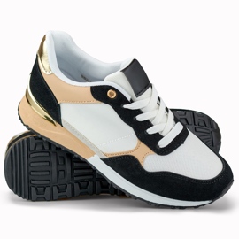 Pantofi sport eleganti de dama alb 2