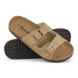 Papuci de dama confortabili bej 1