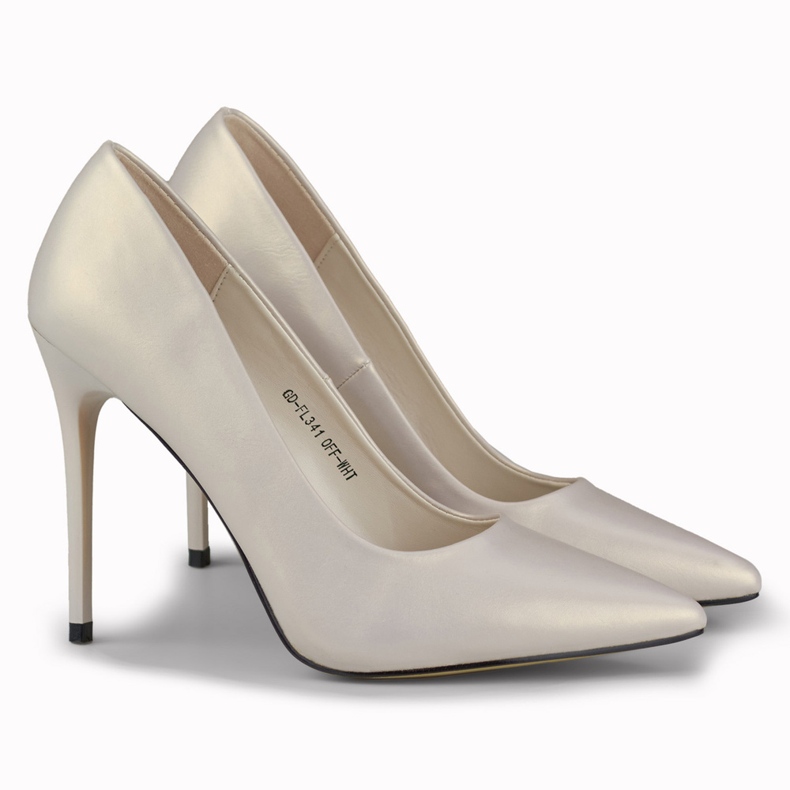 Tocuri înalte argintii mat de la Fansy 1