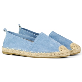 Espadrile albastre clasice de damă albastru 1