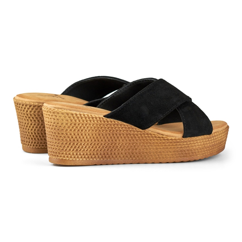 Papuci negri pentru femei negru 1 Papuci negri pentru femei negru 1