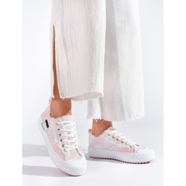 Adidași cu platformă roz Shelovet 1