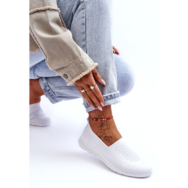 News Pantofi Slip-On de damă, alb Lento 2