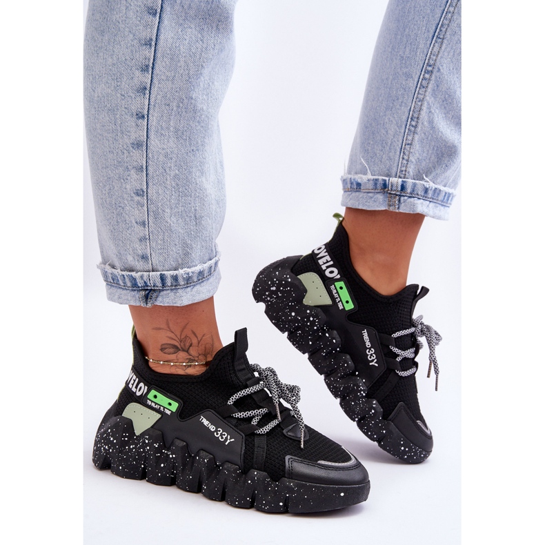 PS1 Pantofi de sport negri Evolution Fashion negru 2 PS1 Pantofi de sport negri Evolution Fashion negru 2