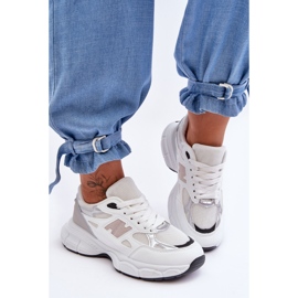 FG2 Pantofi Sport Femei La Moda Cu Plasă Albă Veneția 2