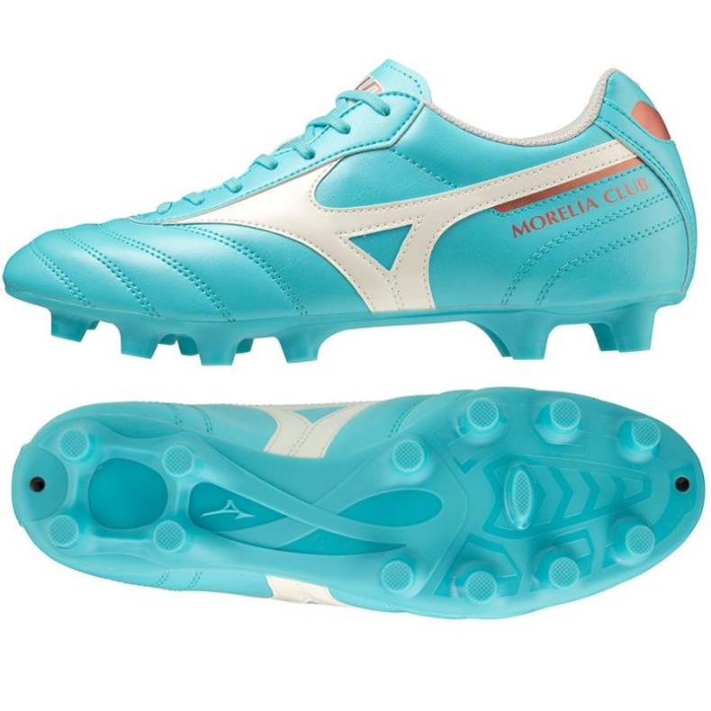Pantofi de fotbal Mizuno Morelia Ii Club Md M P1GA231625 albastru albastru 1