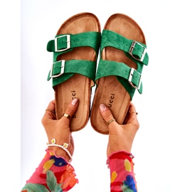 Bellucci Slip-on de damă, verde, Misandei 4