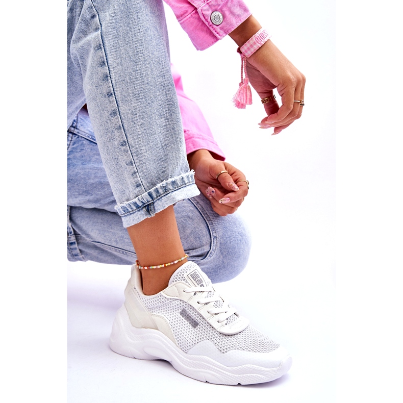 Pantofi sport de damă din material textil cu sistem de spumă cu memorie Big Star LL274A064 Alb 6
