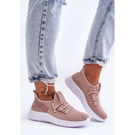 PM1 Pantofi sport slip-on pentru damă, roz Hold Me! 1