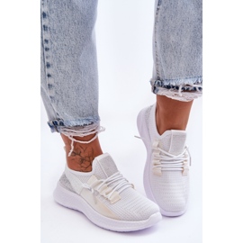 PM1 Pantofi sport slip-on de damă, albi, Hold Me! 1