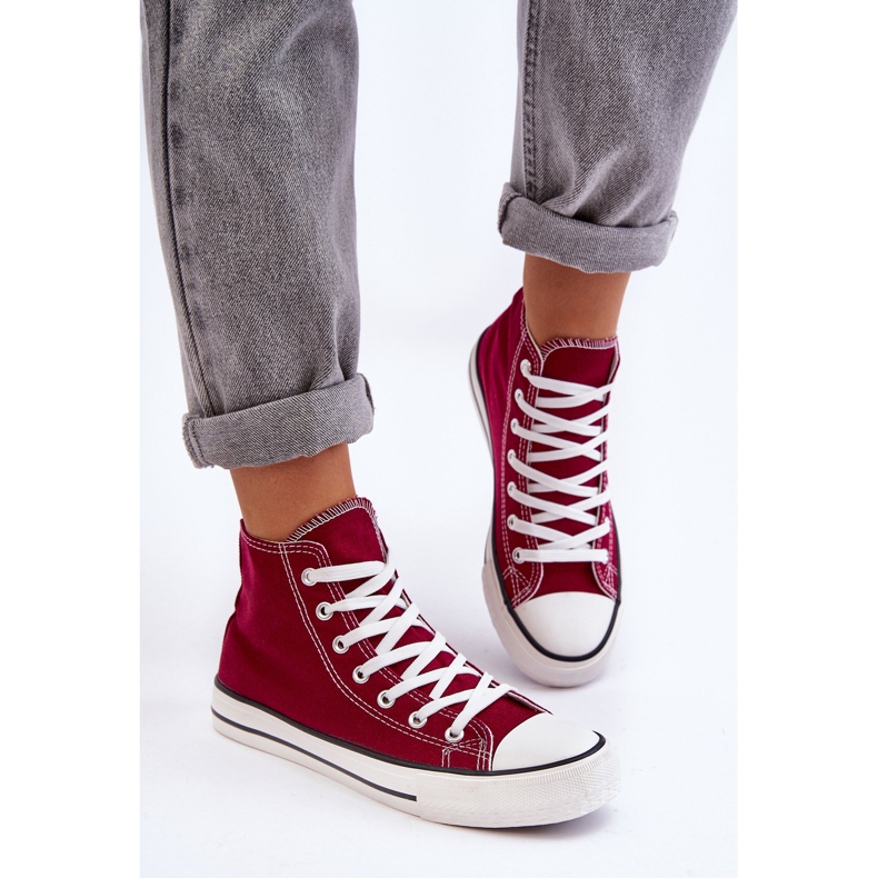 FR1 Pantofi de damă Classic High Burgundy Remos roșu 1 FR1 Pantofi de damă Classic High Burgundy Remos roșu 1