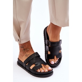 Papuci Molie negri clasici pentru femei negru 1 Papuci Molie negri clasici pentru femei negru 1