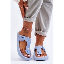 Șlapi Apollo Blue Foam pentru damă albastru 3