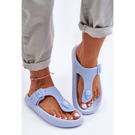 Șlapi Apollo Blue Foam pentru damă albastru 5