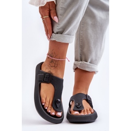 Flip Flops pentru damă, negru Apollo 1