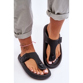 Flip Flops pentru damă, negru Apollo 3