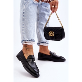 PM1 Mocasini clasici pentru dama Black Cortez negru 1 PM1 Mocasini clasici pentru dama Black Cortez negru 1