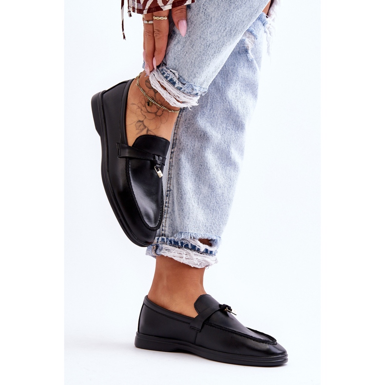 PM1 Mocasini clasici pentru dama Black Cortez negru 2 PM1 Mocasini clasici pentru dama Black Cortez negru 2