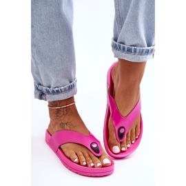 Flip Flops de damă cu platformă Fuchsia Bellitta roz 1