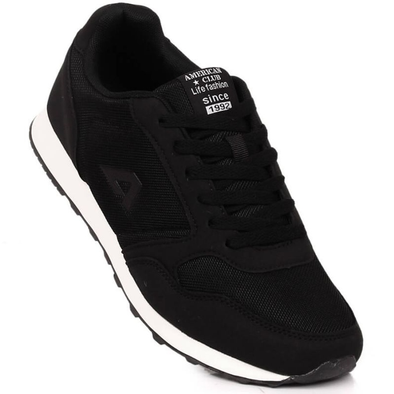 American Club M AM919A pantofi sport negri negru 1