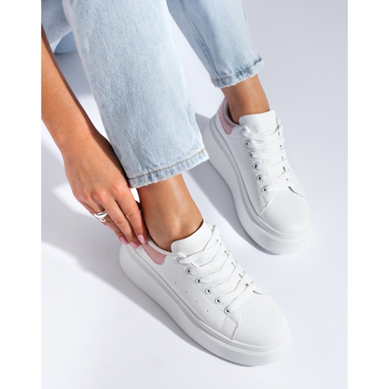 Pantofi sport de dama albi Shelovet 1