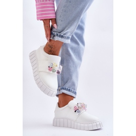 PS1 Pantofi sport la modă, cu decor alb Desire 1