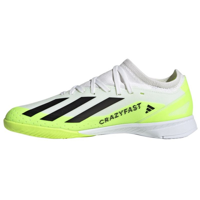 Pantofi de fotbal Adidas X Crazyfast.3 In Jr IE1563 alb alb 1