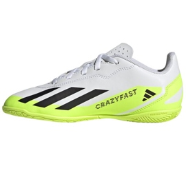 Pantofi de fotbal Adidas X Crazyfast.4 In Jr IE4065 alb alb 1