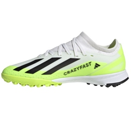Pantofi de fotbal Adidas X Crazyfast.3 Tf Jr IE1568 alb alb 2
