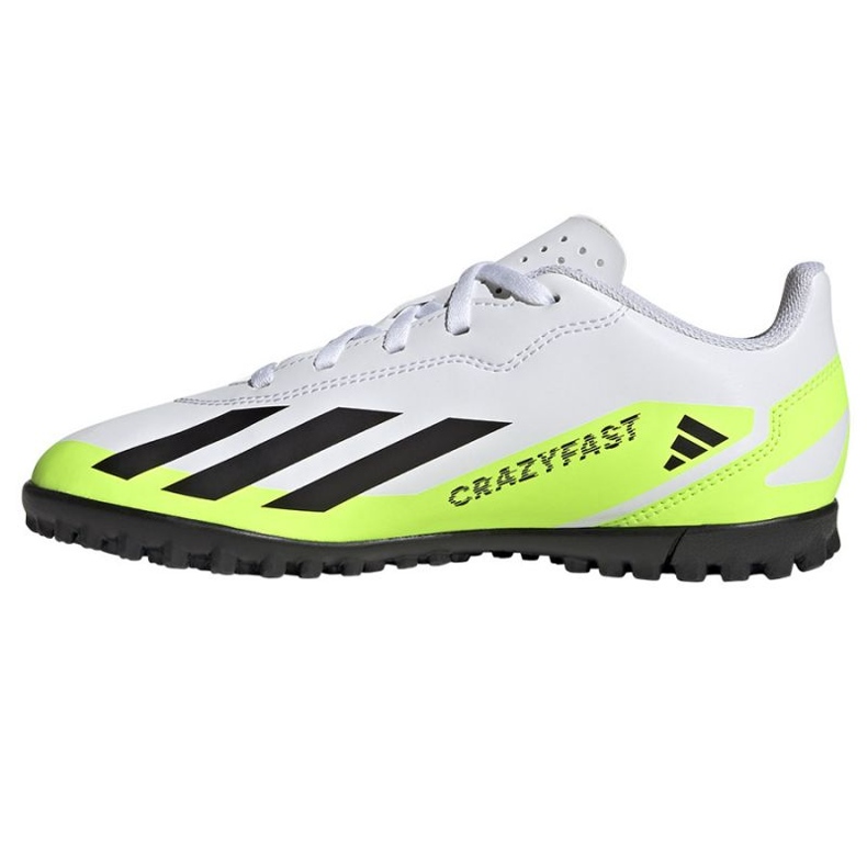 Pantofi de fotbal Adidas X Crazyfast.4 Tf Jr IE4066 alb alb 1
