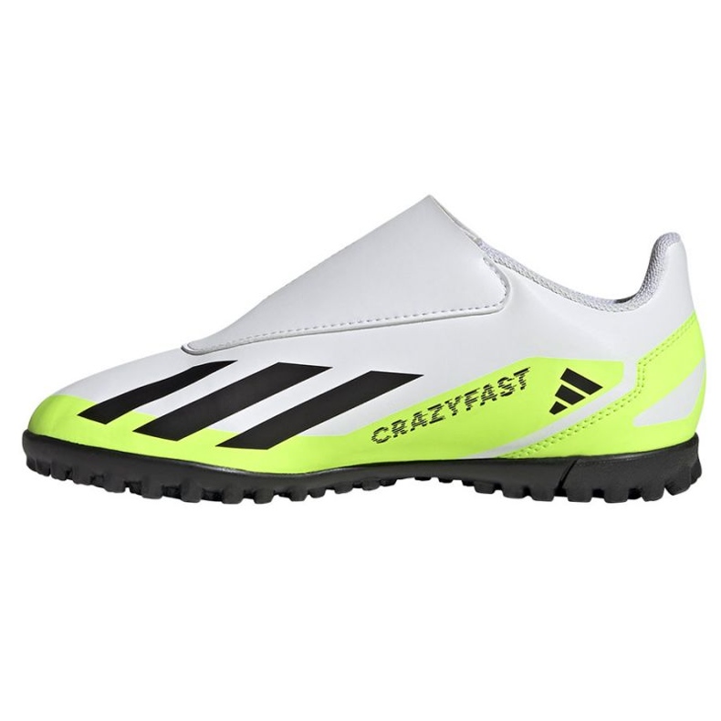 Ghete de fotbal Adidas X Crazyfast.4 Vel Tf Jr IE4060 alb alb 1