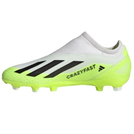 Pantofi adidas X CRAZYFAST.3 Ll Fg Jr ID9357 alb alb 1 Pantofi adidas X CRAZYFAST.3 Ll Fg Jr ID9357 alb alb 1