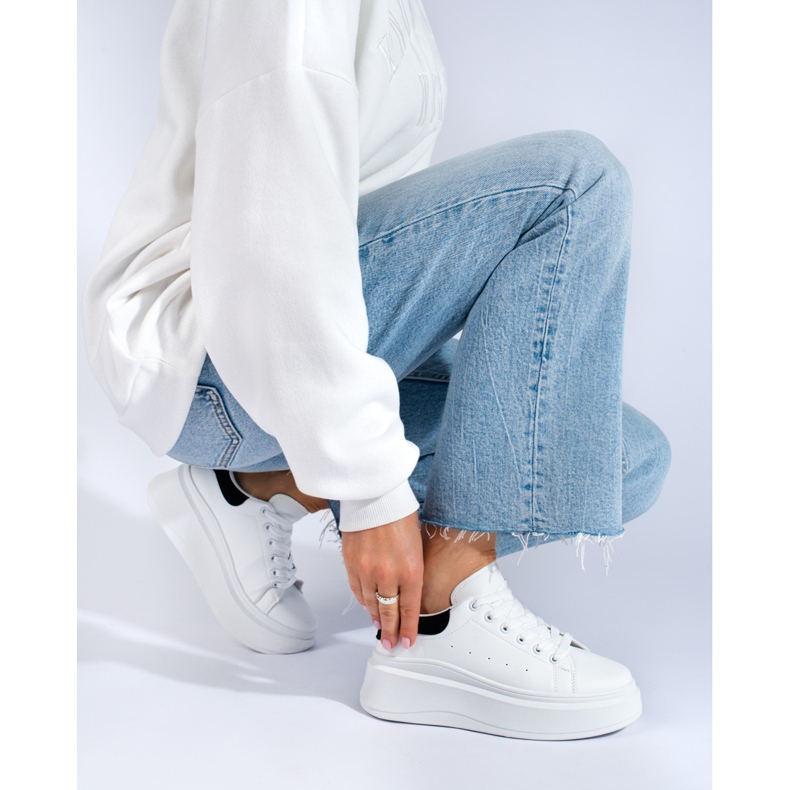 Pantofi sport albi de dama Shelovet 1