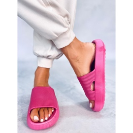 Papuci pernă Yang Fuchsia roz 2