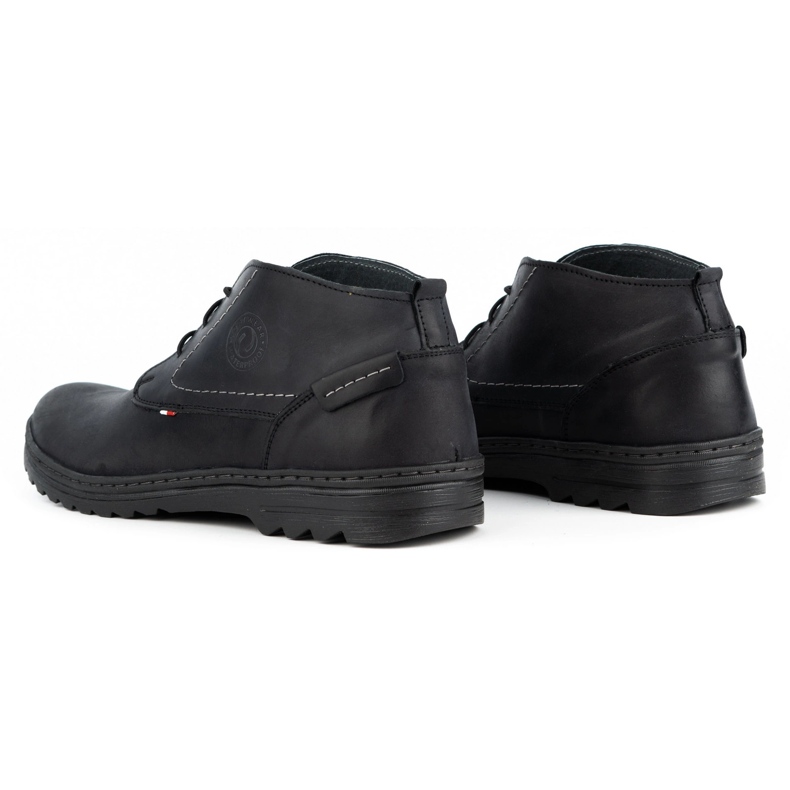 Olivier Pantofi casual barbati din piele 234GT negru 5