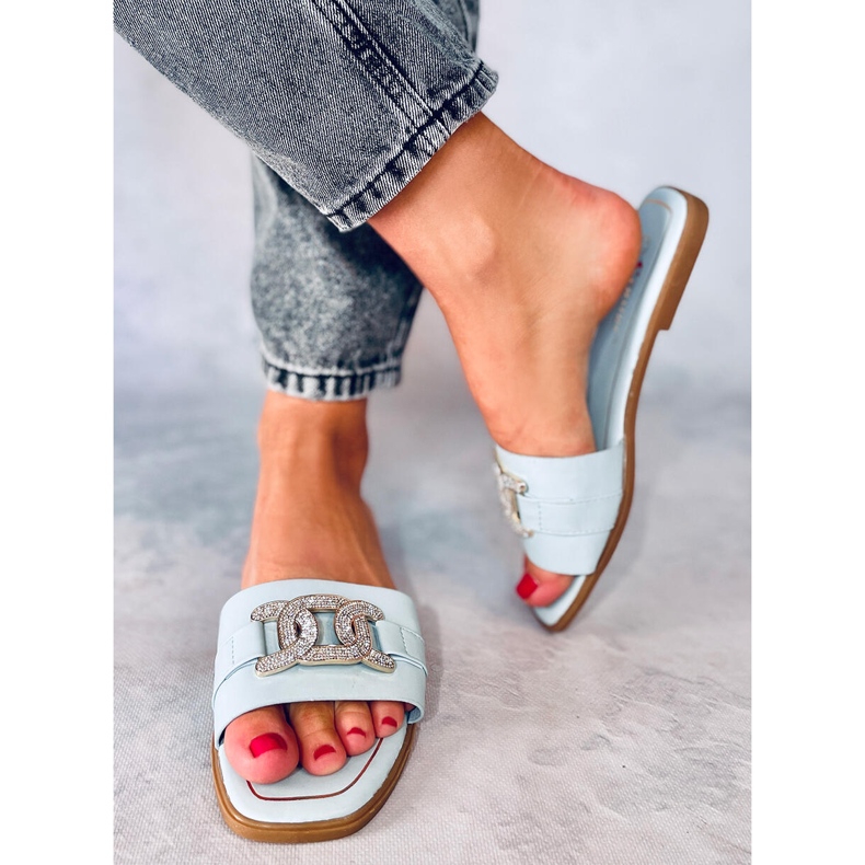 Tobogane din zirconiu cubic Mille Blue albastru 1